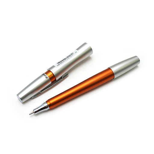 Ohto Needle Point 0.7 Oil-Based Ballpoint Pen - Silver Orange NBP-10RO-Kiichin - The #1 Place for Japanese Goods in Your Hand!