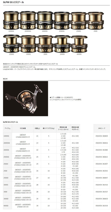 Daiwa Slp Works Ex Lt 2500 Spool for Spinning Reels-Kiichin - The #1 Place for Japanese Goods in Your Hand!