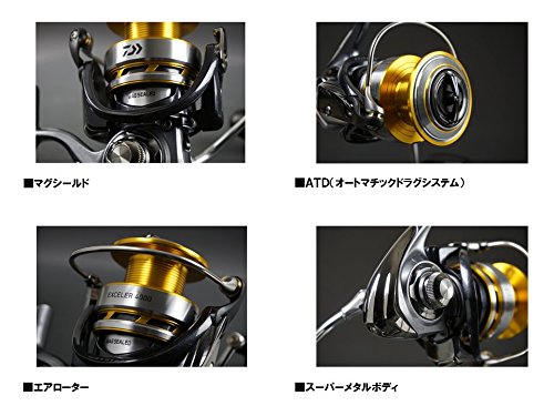 Daiwa 17 Exceler 3500H Spinning Reel 2017 Model High Speed Fishing Reel-Kiichin - The #1 Place for Japanese Goods in Your Hand!
