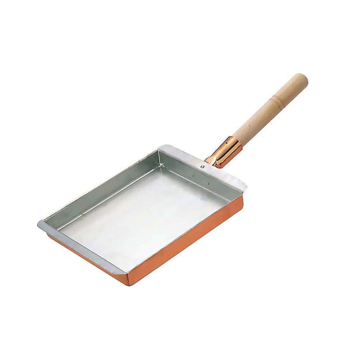 Ebm Copper Tamagoyaki Kansai Omelette Pan - Authentic Japanese Cookware for Perfect Omelettes-Kiichin - The #1 Place for Japanese Goods in Your Hand!