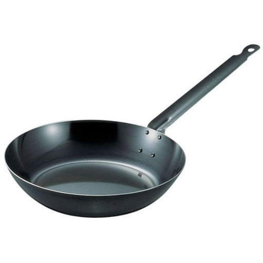 Endo Shoji 45cm Commercial Black Iron Frying Pan IH Compatible Made in Japan-Kiichin - The #1 Place for Japanese Goods in Your Hand!
