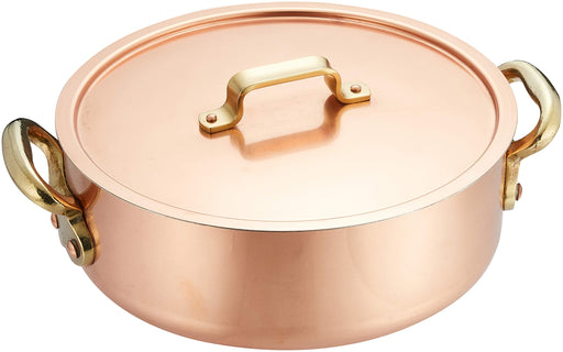 Endo Shoji Etoile 24Cm Pot Copper Brass Tin Made in Japan Commercial Use-Kiichin - The #1 Place for Japanese Goods in Your Hand!