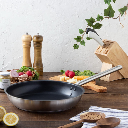 Endo Shoji 28cm Murano Induction Frying Pan IH Compatible Teflon Coated-Kiichin - The #1 Place for Japanese Goods in Your Hand!