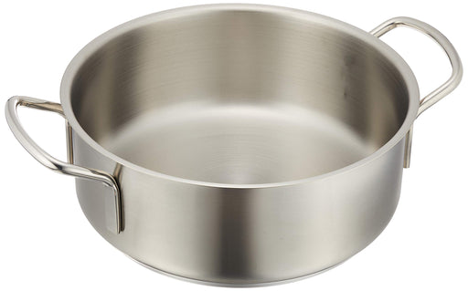 Endo Shoji 28Cm IH Compatible Stainless Steel Pot 18-8 Commercial Grade-Kiichin - The #1 Place for Japanese Goods in Your Hand!