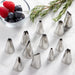 Endo Shoji Commercial Nozzle Set 12 pcs No.8 Stainless Steel Japan Made-Kiichin - The #1 Place for Japanese Goods in Your Hand!