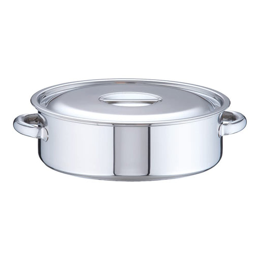 Endo Shoji 30Cm Stainless Steel Commercial Pot Made in Japan AST24030-Kiichin - The #1 Place for Japanese Goods in Your Hand!
