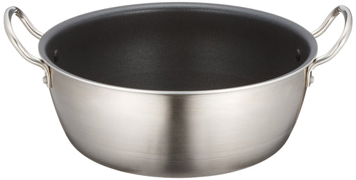 Endo Shoji 30Cm Two-Handled Pot IH Compatible Aluminum & Stainless Steel-Kiichin - The #1 Place for Japanese Goods in Your Hand!