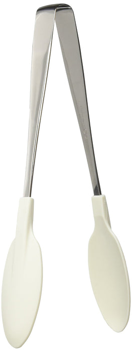 Endo Shoji Tkg Soft Catch Tongs White Commercial Grade BTVI801-Kiichin - The #1 Place for Japanese Goods in Your Hand!