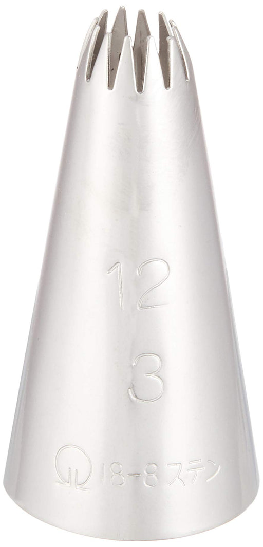 Endo Shoji Nozzle Flower Shape 12 Cuts No. 3 Stainless Steel Wkt31123-Kiichin - The #1 Place for Japanese Goods in Your Hand!