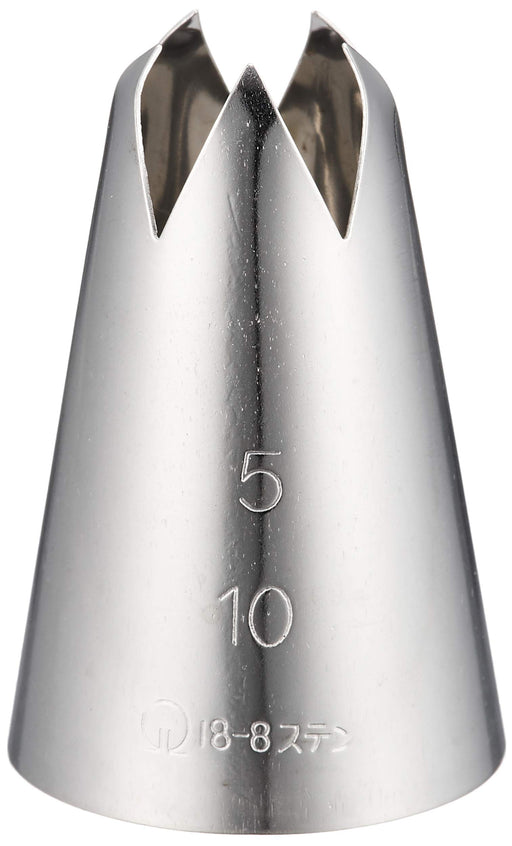 Endo Shoji Nozzle 5-Cut Flower No.10 18-8 Stainless Steel Japan Wkt31050-Kiichin - The #1 Place for Japanese Goods in Your Hand!