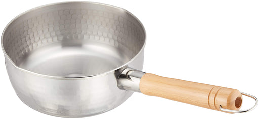 Endo Shoji 20Cm Hammered Yukihira Pot 21-0 Stainless Steel Japan Made-Kiichin - The #1 Place for Japanese Goods in Your Hand!