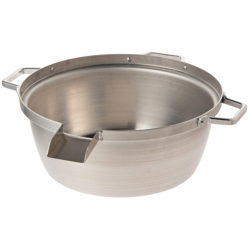 Endo Shoji Aluminum Soba Boiling Pot 500x175mm Holds 6 Udon Noodles-Kiichin - The #1 Place for Japanese Goods in Your Hand!
