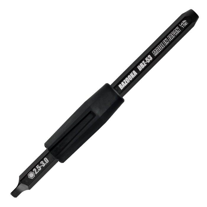 Engineer Bazooka Flat Head Screw Removal Bit (2.5-3mm) in Black Screw Extractor - Engineer DBZ-53-Kiichin - The #1 Place for Japanese Goods in Your Hand!