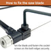 Engineer Medium Black Metalworking Saw 125mm TN-02W - Precision Tool-Kiichin - The #1 Place for Japanese Goods in Your Hand!