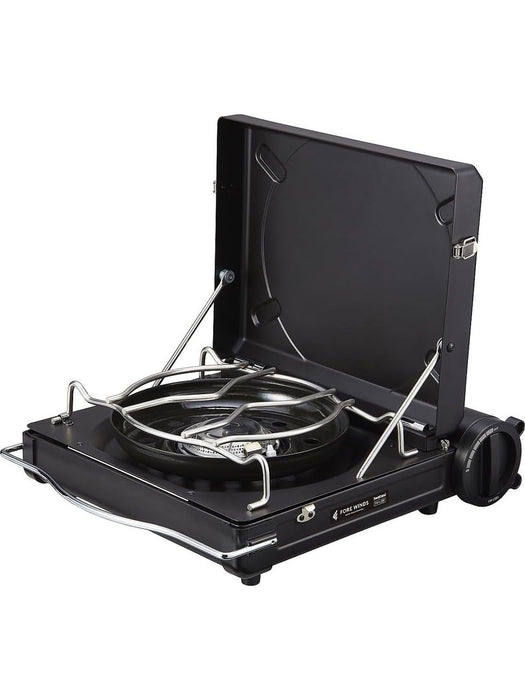 Iwatani Fore Winds Luxe Camping Stove Black FW-LS01-BK Gas-Powered-Kiichin - The #1 Place for Japanese Goods in Your Hand!