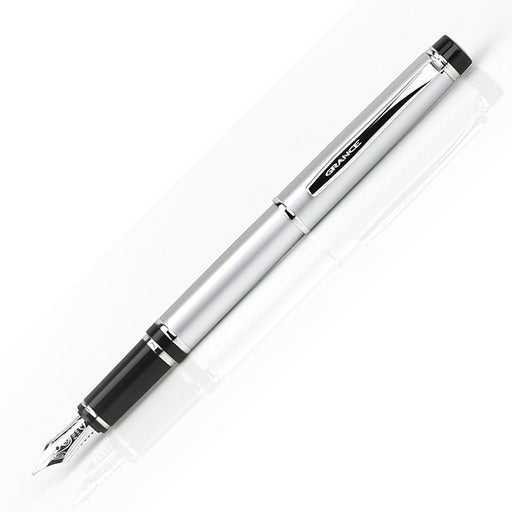 Pilot Granse NC Diamond Silver F Fountain Pen FGNC1MRDSF-Kiichin - The #1 Place for Japanese Goods in Your Hand!