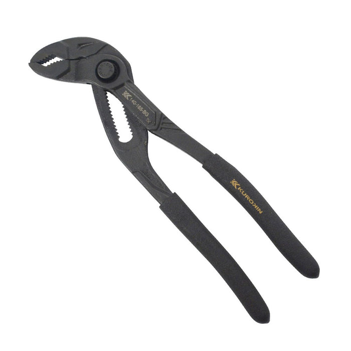 Fujiya Quick Water Pump Pliers Black Gold 185mm Long 30mm Open 140-185-Bg