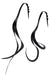 Gamakatsu Sakuragen Silicone Necktie Slit Curly Black Red Glitter #32-Kiichin - The #1 Place for Japanese Goods in Your Hand!