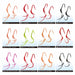 Gamakatsu Sakuragen Silicone Necktie Curly #43 Orange Red Zebra-Kiichin - The #1 Place for Japanese Goods in Your Hand!