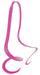 Gamakatsu Sakuragen Silicone Necktie Thick Cut Multi-Curly Shocking Pink Flake-Kiichin - The #1 Place for Japanese Goods in Your Hand!