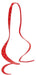 Gamakatsu Sakuragen Silicone Necktie Thick Cut Multi-Curly Red Gold Spot #50-Kiichin - The #1 Place for Japanese Goods in Your Hand!