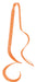 Gamakatsu Sakuragen Silicone Necktie Thick Cut Multi-Curly Orange Gold-Kiichin - The #1 Place for Japanese Goods in Your Hand!