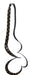 Gamakatsu Sakuragen Silicone Necktie Thick Cut Multi-Curly Solid Black Gold Spot-Kiichin - The #1 Place for Japanese Goods in Your Hand!