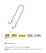 Gamakatsu Threaded Sabre Point Fine Master Double Knot Hook F133 M-Kiichin - The #1 Place for Japanese Goods in Your Hand!