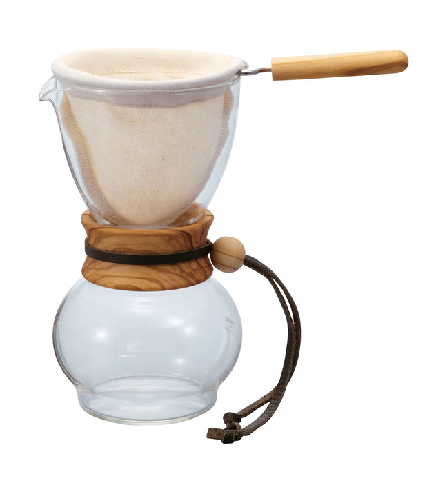 Hario Coffee Drip Filter with Wood Neck Compatible with DPW-1