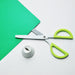 Hasegawa Knives Harac Scissors with Stand Moc White W19.3 x H4cm-Kiichin - The #1 Place for Japanese Goods in Your Hand!