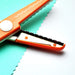 Hasegawa Knives Namikko II Craft Scissors 14cm Total Length 4cm Blade Orange JPS-683-Kiichin - The #1 Place for Japanese Goods in Your Hand!
