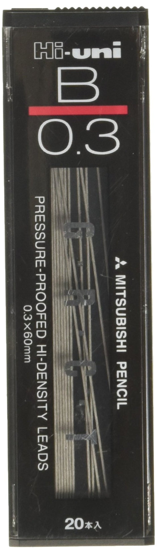Mitsubishi Pencil Hi-Uni 0.3mm B Grade Refill Core for Precision Writing-Kiichin - The #1 Place for Japanese Goods in Your Hand!
