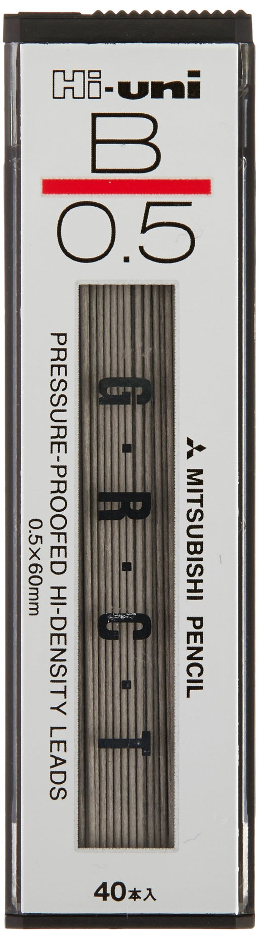 Mitsubishi Pencil Hi-Uni 0.5mm B Lead Refill for Smooth Writing-Kiichin - The #1 Place for Japanese Goods in Your Hand!