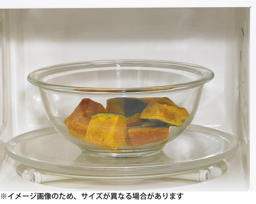Iwaki 1.5L Heat-Resistant Glass Bowl 21.3Cm Microwave/Oven/Dishwasher Safe