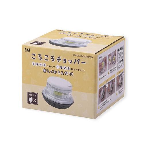 Kai Corporation Korokoro Garlic Mincer Chopper DH8233 for Garlic and Ginger-Kiichin - The #1 Place for Japanese Goods in Your Hand!
