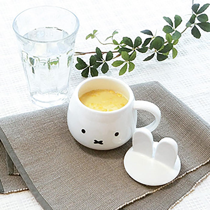 Kaneshotouki Miffy Mug w/Ear Lid 270ml 200101-Kiichin - The #1 Place for Japanese Goods in Your Hand!
