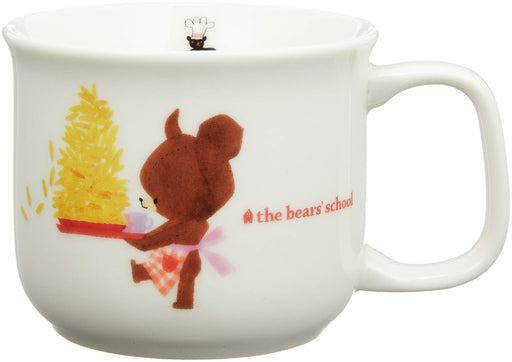 Kanesho Pottery The Bear School Jackie's Little Sister 180ml Children's Mug White-Kiichin - The #1 Place for Japanese Goods in Your Hand!