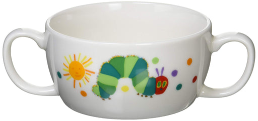 Kanesho Pottery Kids Soup Cup 210ml - The Very Hungry Caterpillar Design-Kiichin - The #1 Place for Japanese Goods in Your Hand!