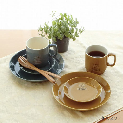 Kanesho Pottery Detective Conan Plate 14cm Blue Scope Pattern 034155-Kiichin - The #1 Place for Japanese Goods in Your Hand!