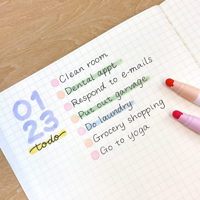 Kuretake Zig Clean Color Dot Set Water-Based Pens TCSD-6100/6V-Kiichin - The #1 Place for Japanese Goods in Your Hand!