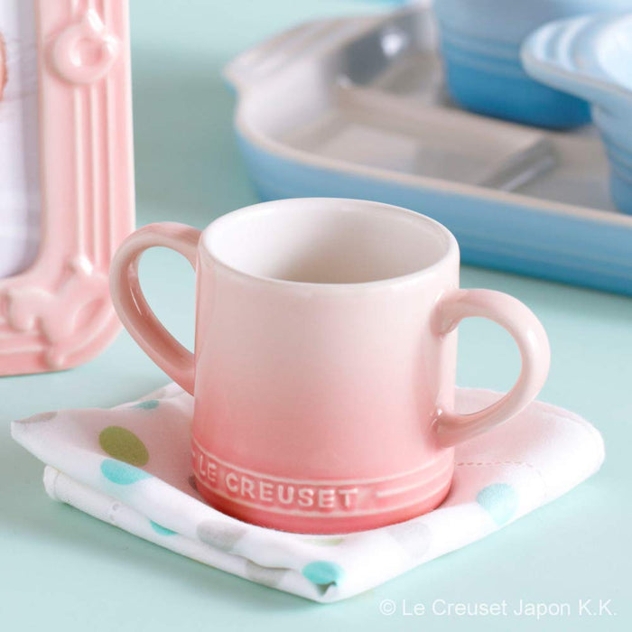 Le Creuset Milky Pink Baby Mug for Baby Showers and First Meals Japan Edition