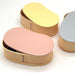 Yamaya Lacquerware Shop Wooden Bean-Shaped Bento Box Pink Pastel Cute-Kiichin - The #1 Place for Japanese Goods in Your Hand!