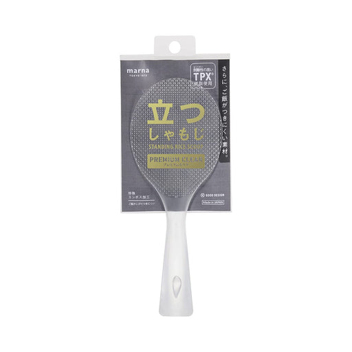 Marna Premium Clear Standing Rice Scoop Non-Stick Made in Japan K555Cl-Kiichin - The #1 Place for Japanese Goods in Your Hand!