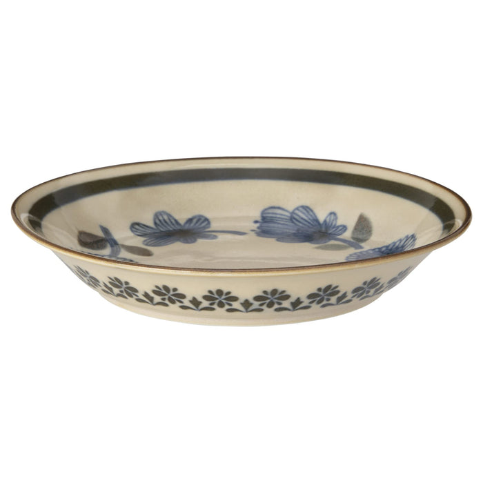 Minoru Pottery Double-Sided Vintage Curry Plate 21804 Made in Japan-Kiichin - The #1 Place for Japanese Goods in Your Hand!