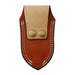 Miki Kajiya Village Brown Leather Pruning Shears Case TS082 Durable Tool Holder-Kiichin - The #1 Place for Japanese Goods in Your Hand!