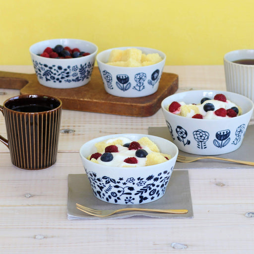 Minoru Pottery Lightweight Mino Ware Small Bowl Liberty Gosu 13.1x5.9Cm-Kiichin - The #1 Place for Japanese Goods in Your Hand!