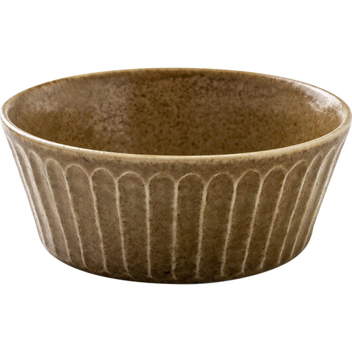 Minoru Pottery Mino Ware Tetote 140 Medium Walnut Bowl-Kiichin - The #1 Place for Japanese Goods in Your Hand!
