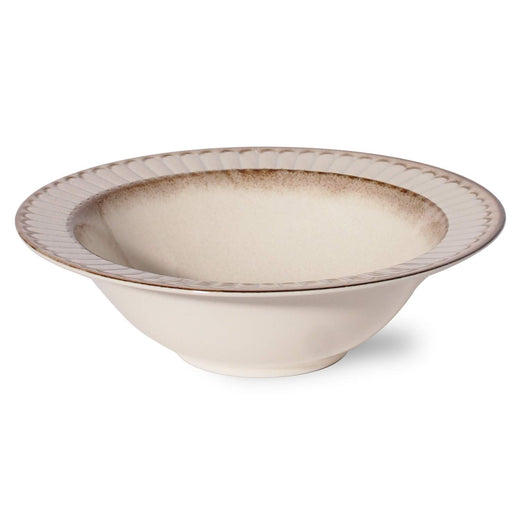 Minoru Pottery Large Oatmeal Bowl 17.2cm Diameter Ideal for Serving-Kiichin - The #1 Place for Japanese Goods in Your Hand!