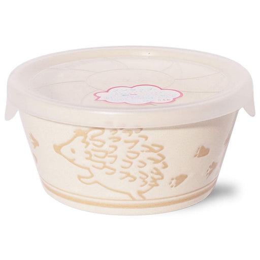 Minoru Pottery Small Bowl Hedgehog Cream 11.4Cm Diameter Lightweight-Kiichin - The #1 Place for Japanese Goods in Your Hand!