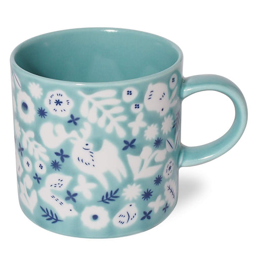 Minoru Pottery Minorutouki Kukka Mint Green 300ml Lightweight Mug-Kiichin - The #1 Place for Japanese Goods in Your Hand!